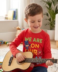 pjmasks boys long sleeve t shirt by kids tv