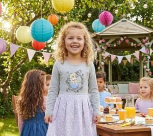 disney frozen elsa dress with a floral skirt by kids tv