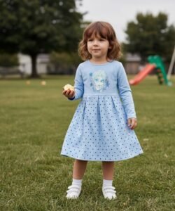 disney frozen elsa long sleeve dress by kidstv