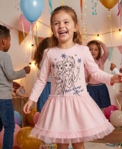 disney frozen girls dress elsa&anna by kids tv