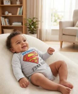 superman body baby long sleeve by kids tv