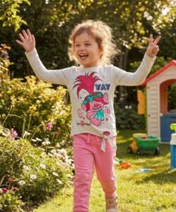 trolls world girls long sleeve t shirt by kids tv