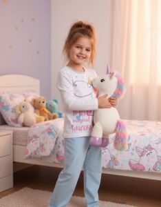 minions magical unicorn girls pyjama long sleeve by kids tv
