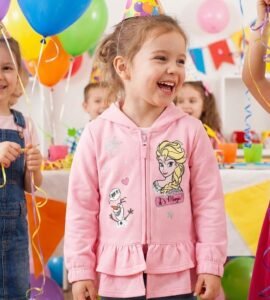 disney frozen girl sweat jacket hoodie kidstv