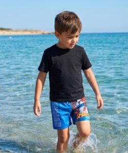 marvel avengers spider man boy swim shorts by kids tv