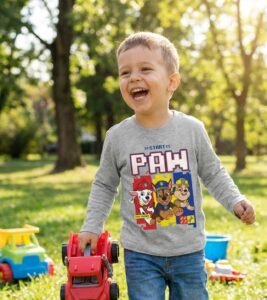 paw patrol boys long sleeve t shirt by kids tv