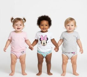 disney minnie mouse pack of three girls briefs by kidstv