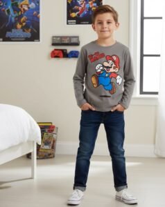 super mario kart nintendo world boys long sleeve t shirt by kids tv