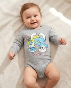 smurfs body baby long sleeve by kids tv