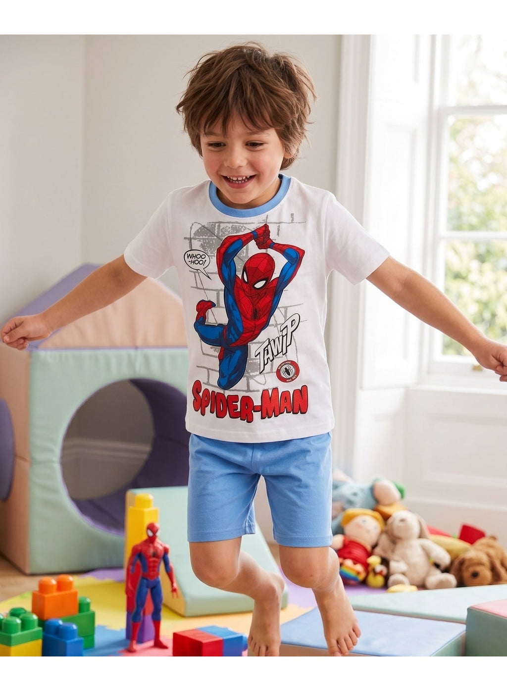 Spider-Man boys Pajama set 100% cotton by kids tv