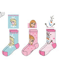 Disney Frozen 3-pack of girls' socks.  By kids TV