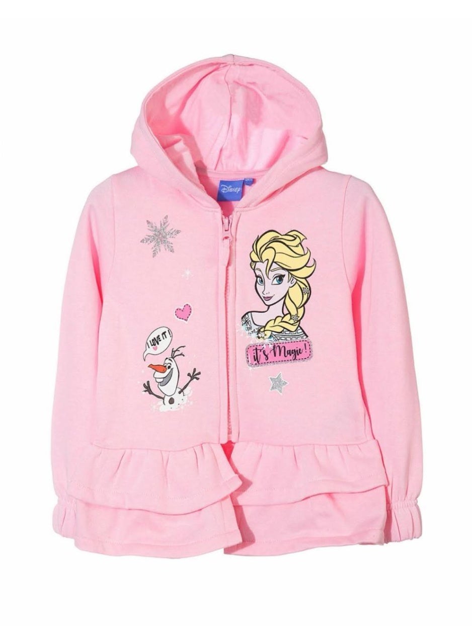 Disney frozen sweat jacket hoodie for girls by kids TV100%cotton