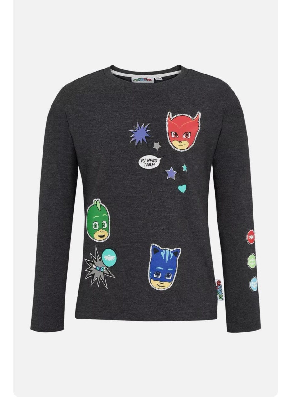 PJMASKS girls long sleeve t-shirt  by Kids TV100%cotton