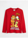 Garfield boys long sleeve shirt  100 % cotton by kids tv