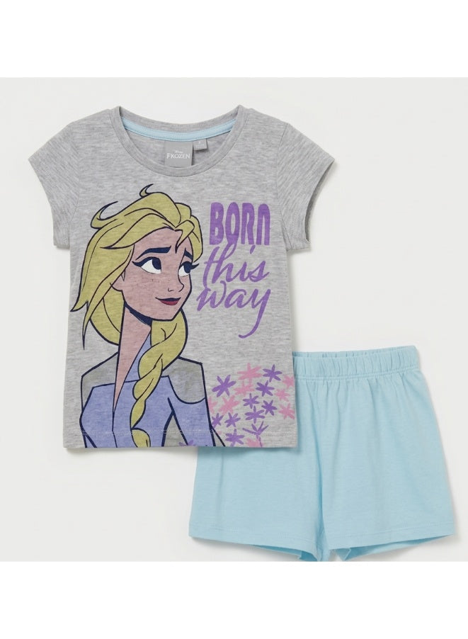 Disney frozen  girls short-sleeve pajama 100% cottonby kids tv