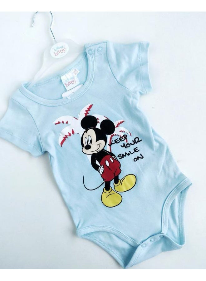 Disney Mickey Mouse Boys Body Baby 100% cotton