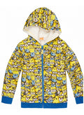 Minions sweat jacket for boys by kids TV100%cotton