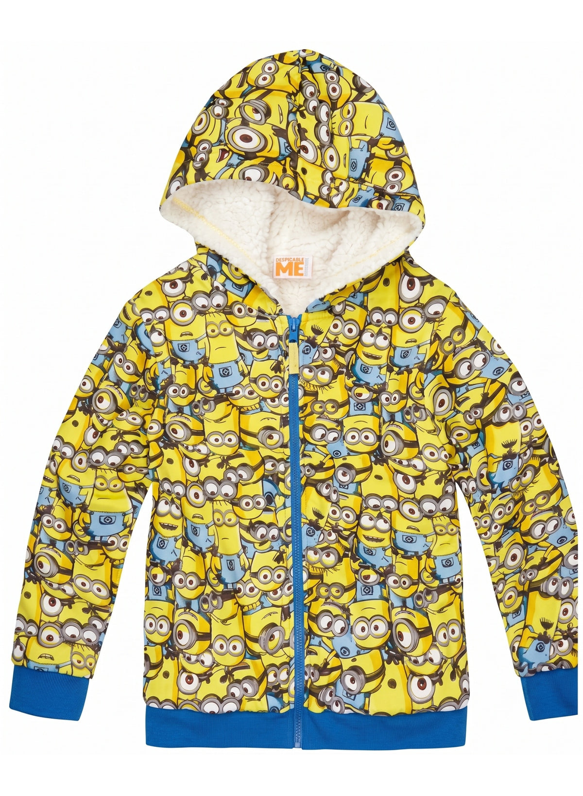 Minions sweat jacket for boys by kids TV100%cotton