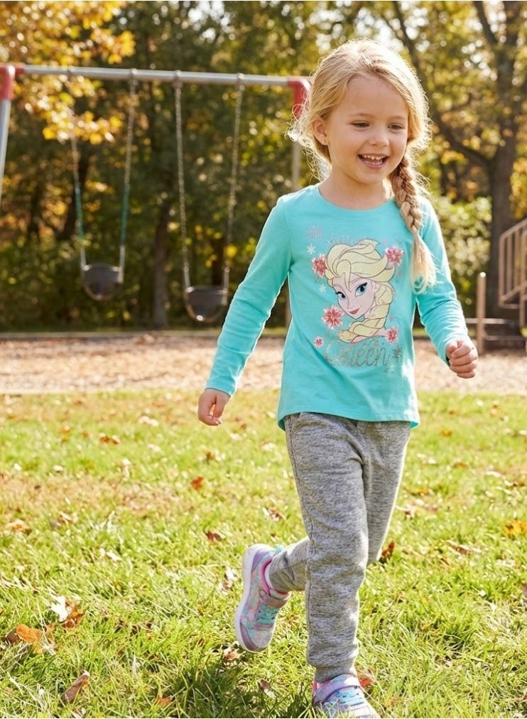 Disney world girls Long Sleeve T-shirt 100% Cotton by Kids TV
