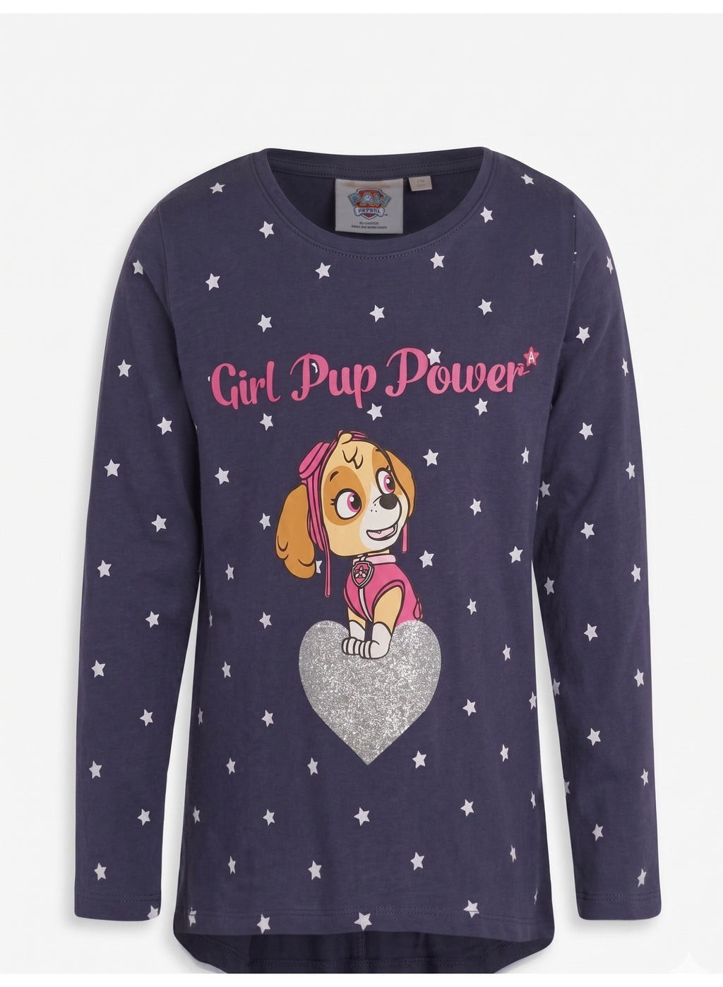 Paw Patrol girl long sleeve T-shirt 100% Cotton by Kids TV