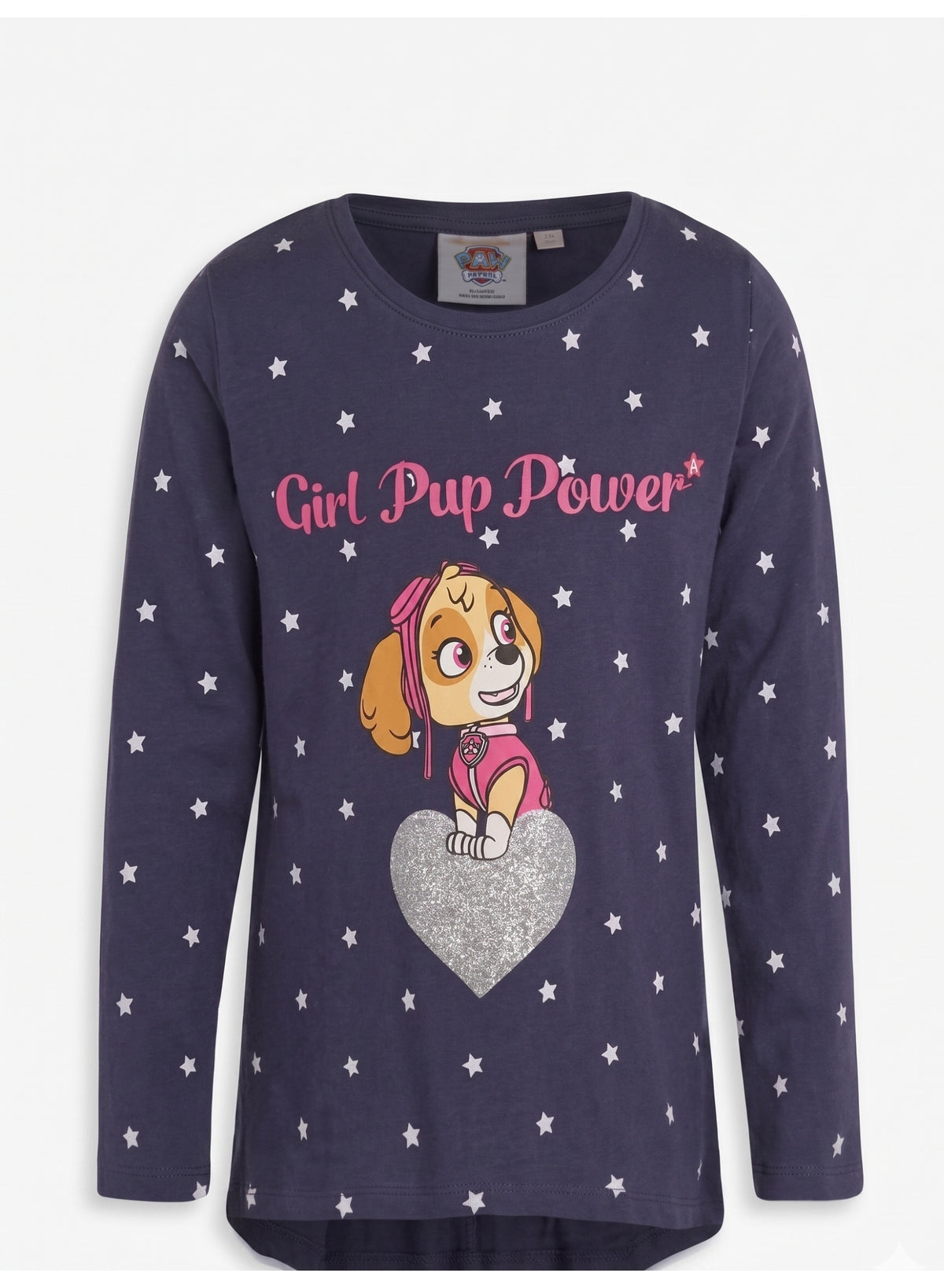 Paw Patrol girl long sleeve T-shirt 100% Cotton by Kids TV