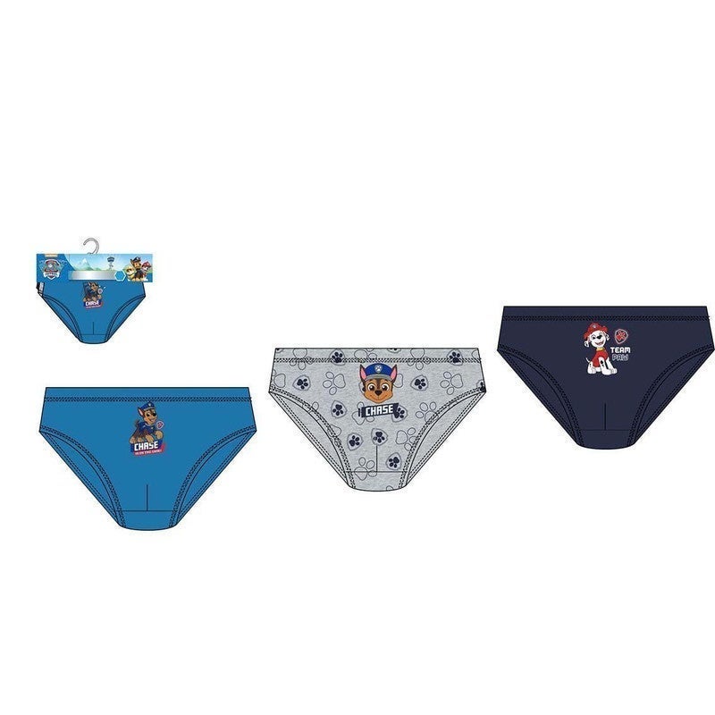 Paw Patrol 3-Pack boys' 100% cotton briefs, by kids TV