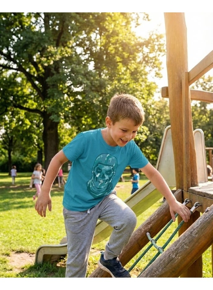 Fortnite Skull Tropper Boy T-Shirt100%cotton