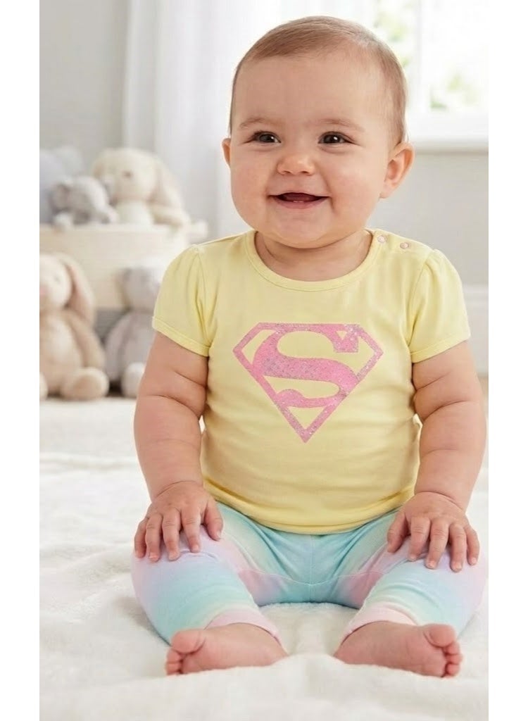 Super Girl Baby T-shirt100%cotton