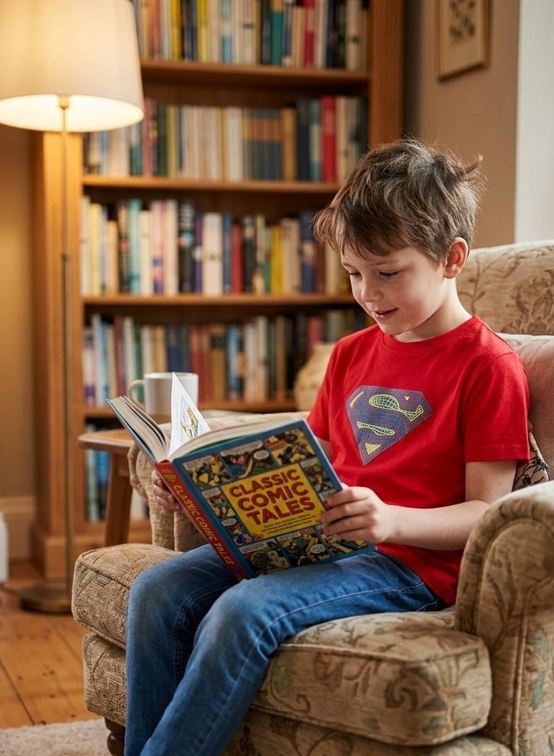 Superman Tshirt for boys   100 % cotton by kids tv