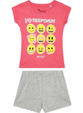 Emoji world girls short-sleeve pajama 100% cotton by kids tv