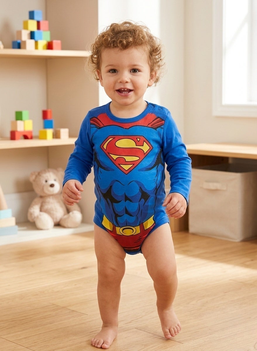 Super Baby Bodysuit Long Sleeves By Kids TV100%cotton