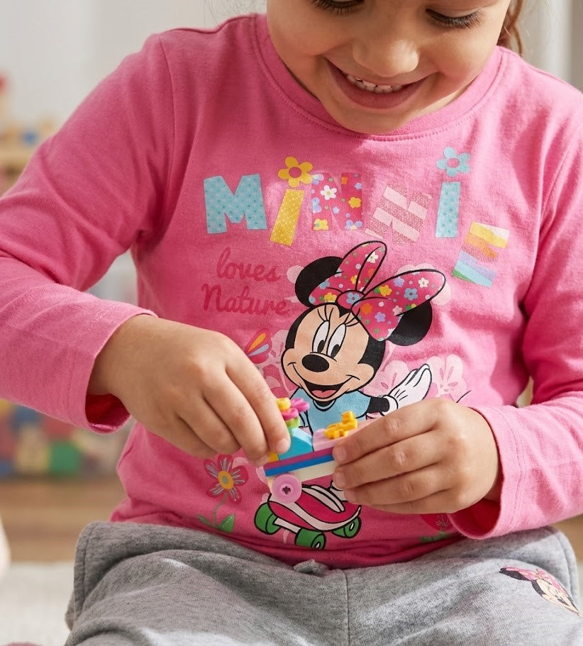 Disney Minnie Mouse long sleeve T-shirt 100% cotton by kidstv