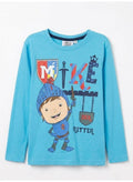 Little boy Mike the knight long sleeve shirt 100 % cotton by kids tv