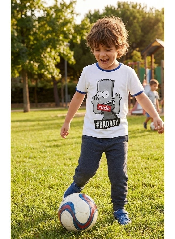 The Simpsons Boy T-Shirt100%cotton