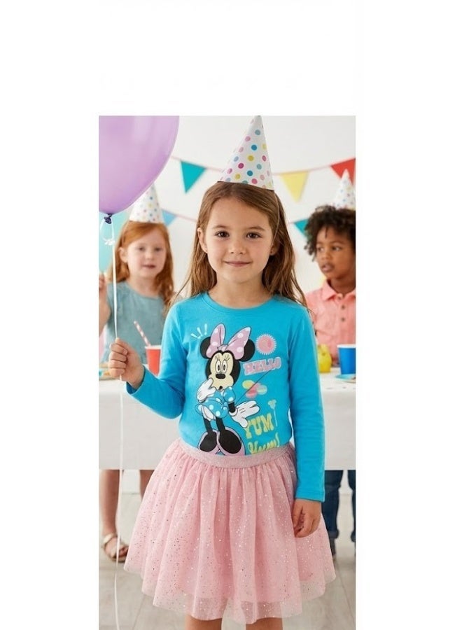 Disney Minnie Mouse long sleeve T-shirt 100% cotton by kidstv