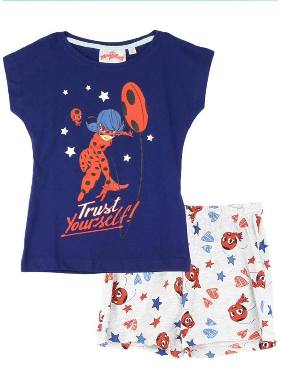 Miraculous Ladybug girls short-sleeve pajama 100% cotton by kids tv