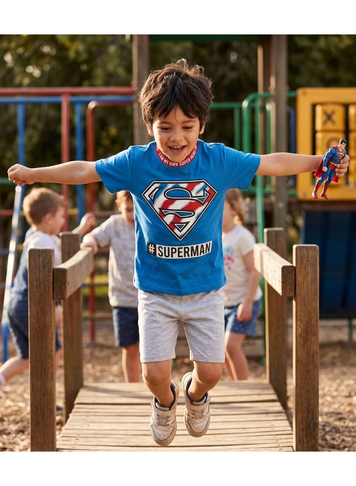 DC SuperMan boys Pajama set 100% cotton by kids tv