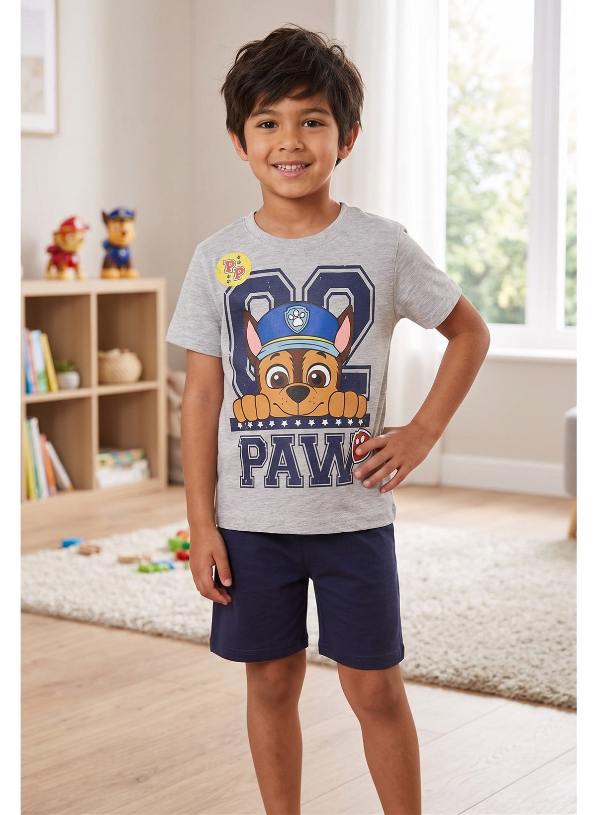 Paw Patrol Nickelodeon Boys Pajamas set 100% cotton by kids tv