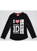 One Direction 1D girls Long Sleeve T-shirt 100% cotton by Kids TV