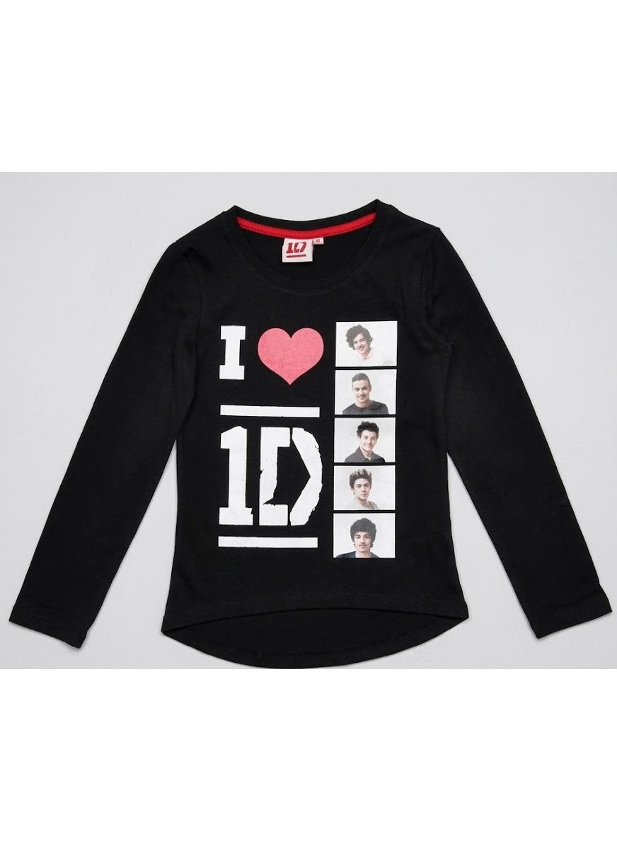 One Direction 1D girls Long Sleeve T-shirt 100% cotton by Kids TV