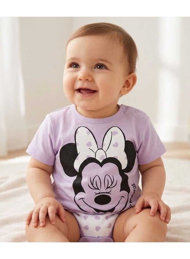 Disney Minnie Mouse 100% Cotton Girls Body Baby