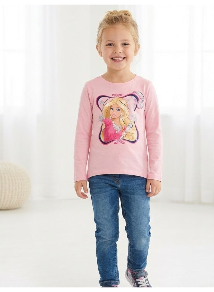 Barbie girls long sleeve t-shirt 100% Cotton by Kids TV