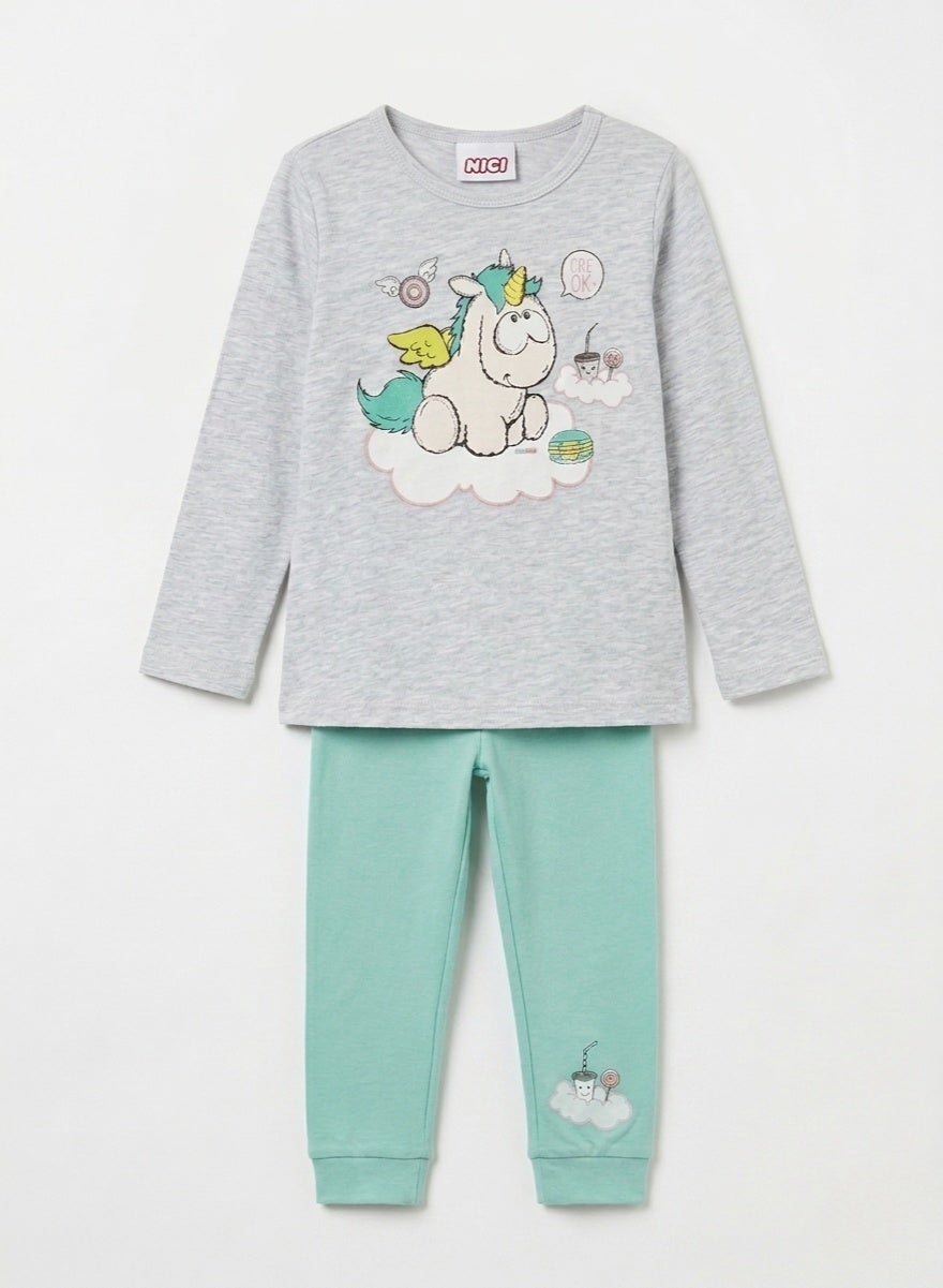 Nici Baby Pajama Long Sleeves Set 100% Cotton.