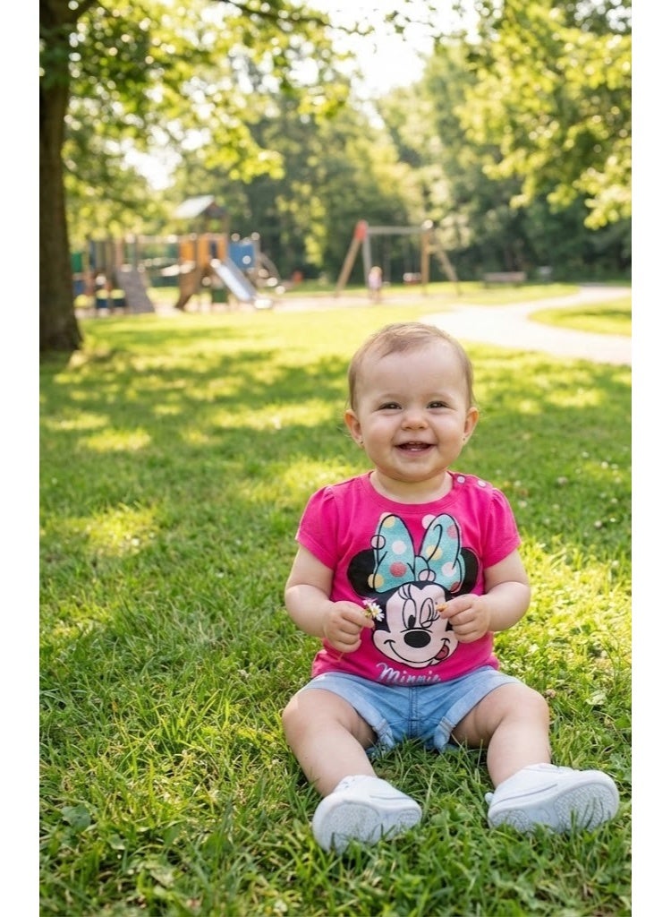 Baby Girl T-shirt100%cotton