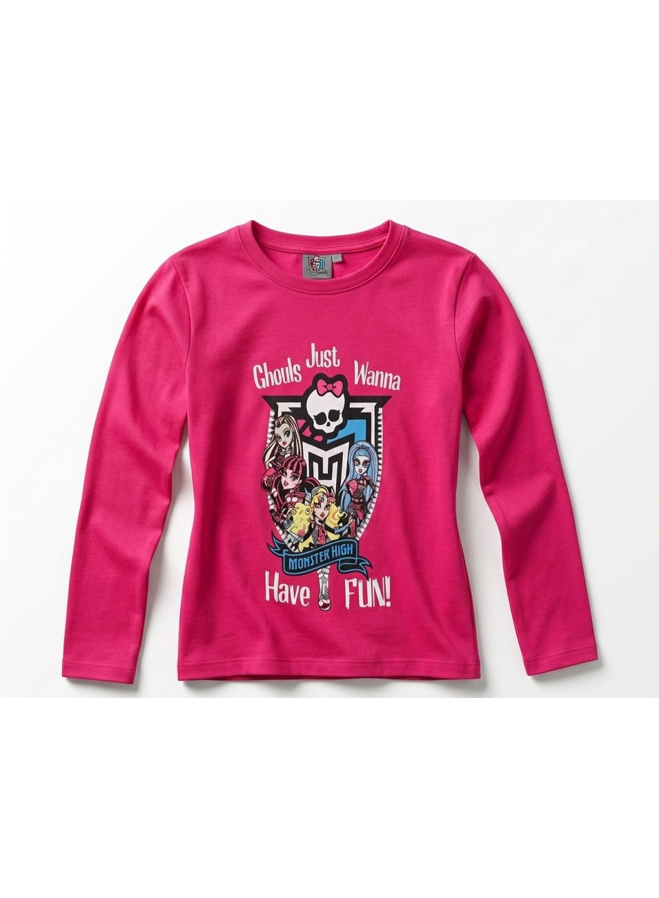 Monster High long sleeve T-shirt 100% cotton by kids tv