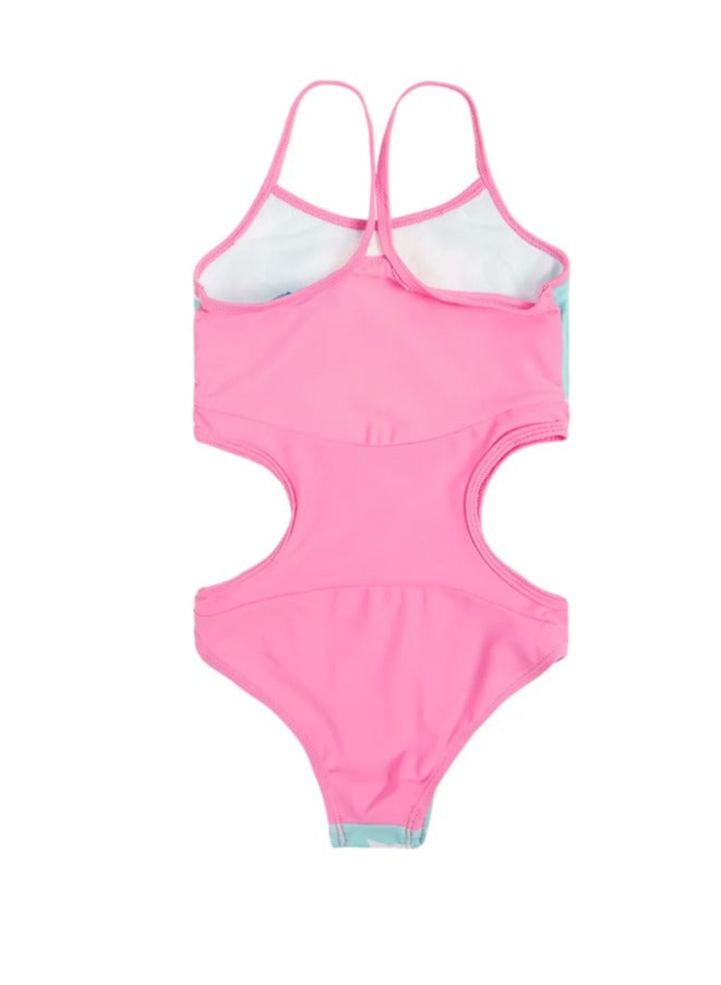 Disney Frozen Elsa Girl Swimsuit One-Piece By kids tv