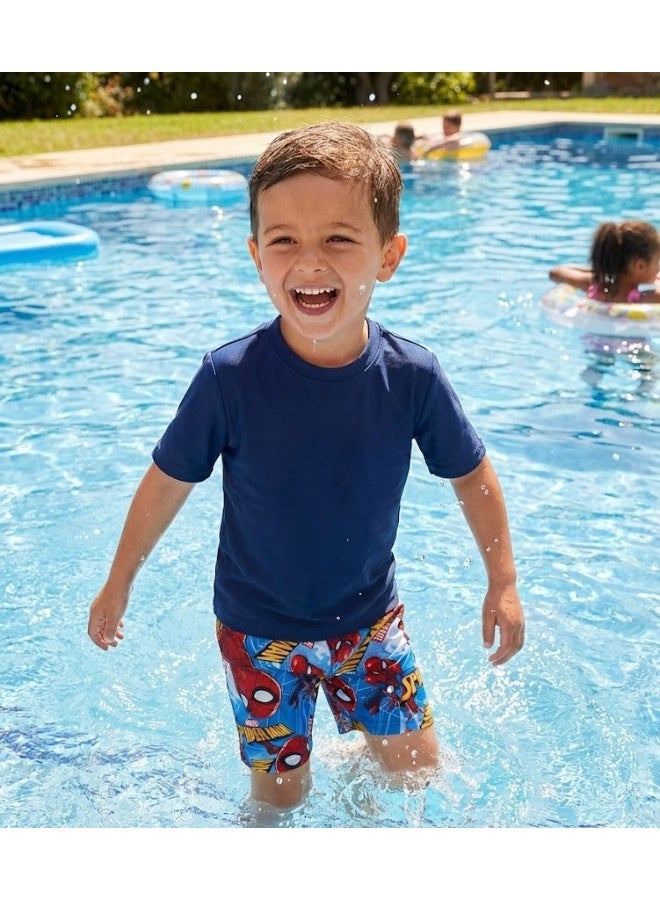 Marvel Spider Man Surf short for boys by kids tv