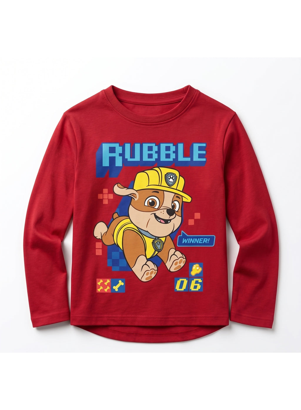 Paw Patrol Boys Long Sleeve T-shirt 100% Cotton by Kids TV