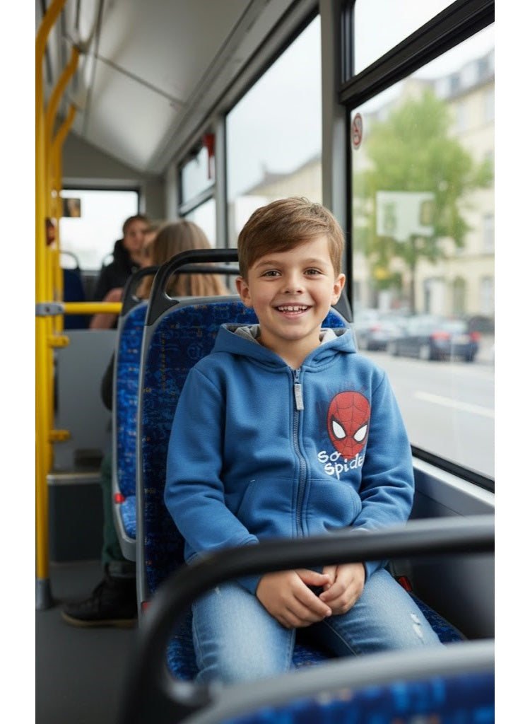 Spider-Man sweatshirt with hoodie by kids TV.