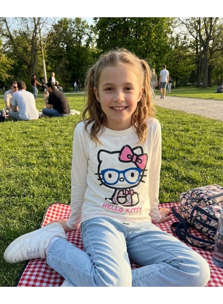 Hello kitty T-shirt long-sleeve  100 % cotton by kids tv